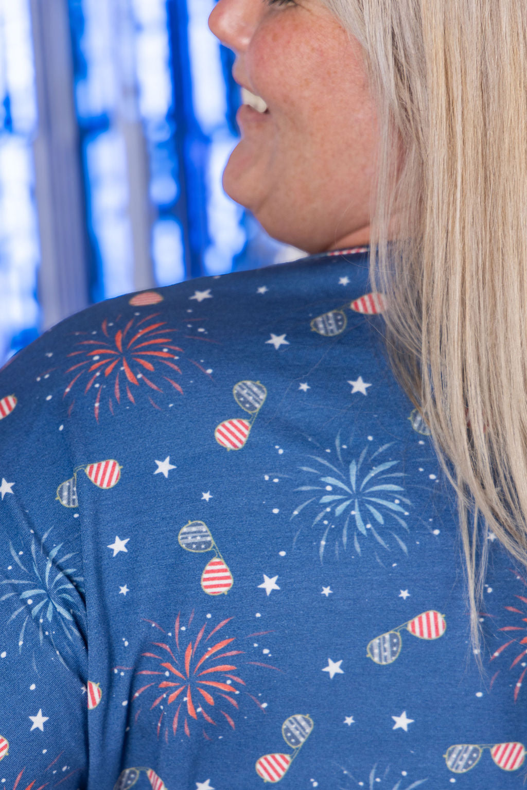 IN STOCK Chloe Cozy Tee - Aviators and Fireworks