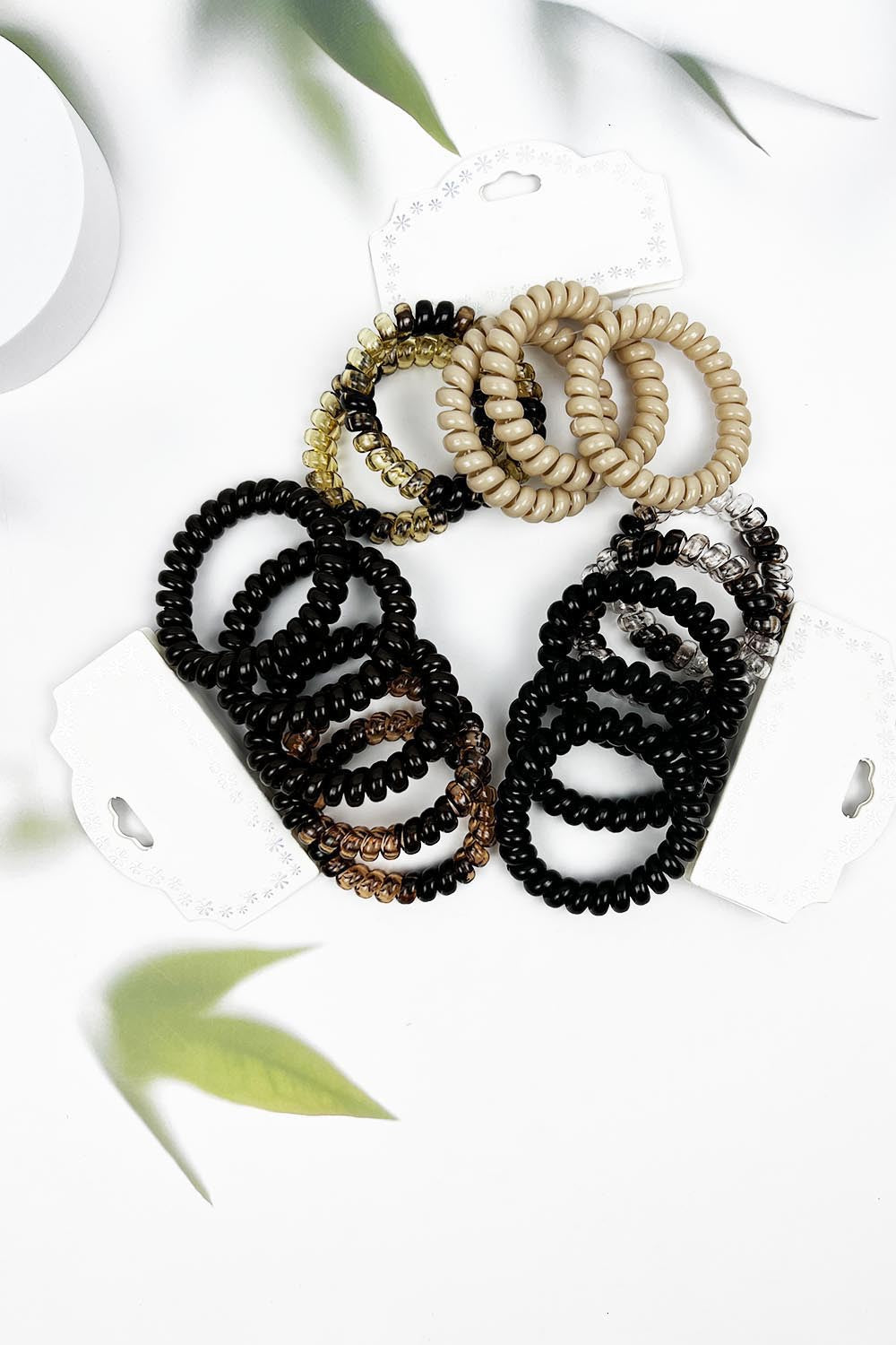 Spiral Elastic Hair Tie Set