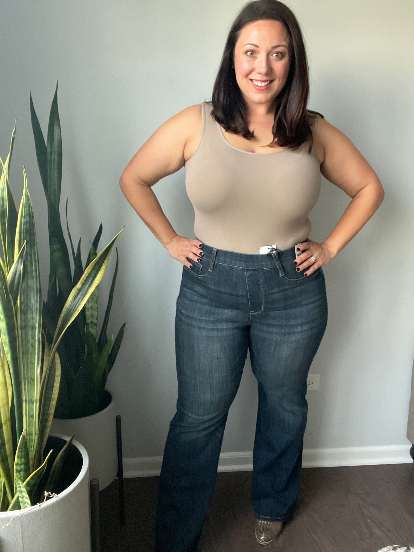 Judy Blue High Rise Pull On Slim Bootcut Jeans