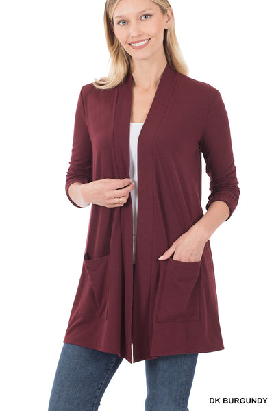 Basic Bae Slouchy Pocket Cardigan in 7 Colors