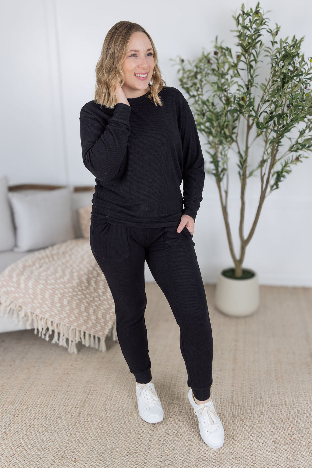 IN STOCK Corrine Joggers - Black