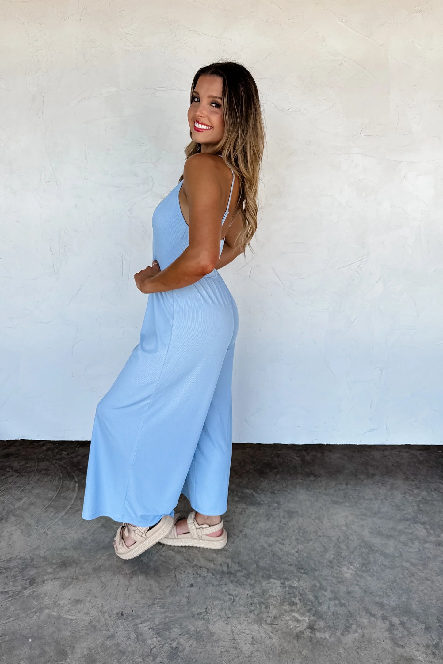 Cooper Ribbed Romper (RTS)