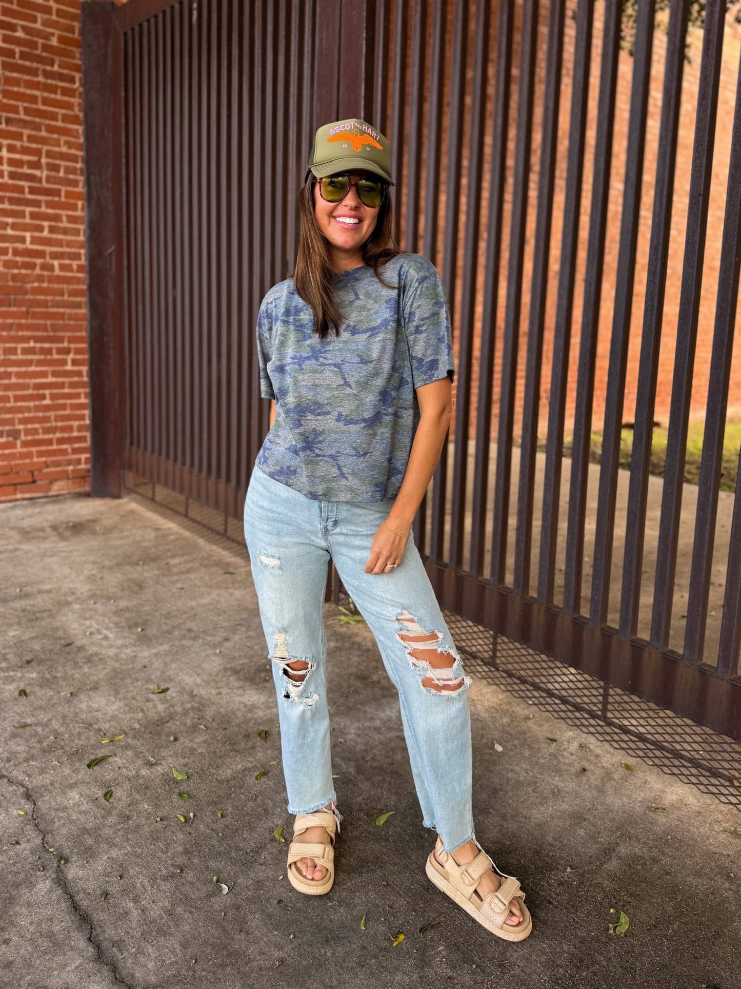 DOORBUSTER: Off Duty Camo Boxy Tee