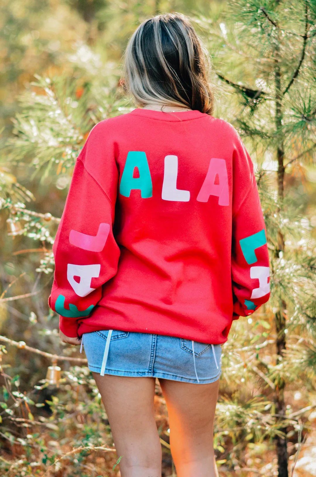 PREORDER Tis the Season /Fa La La Red Sweatshirt