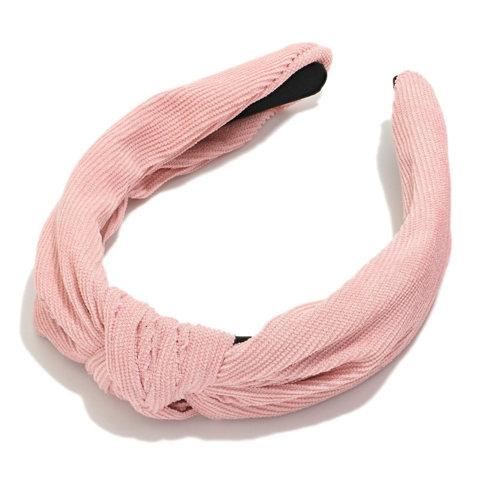 Knotted Corduroy Headband in 5 Colors