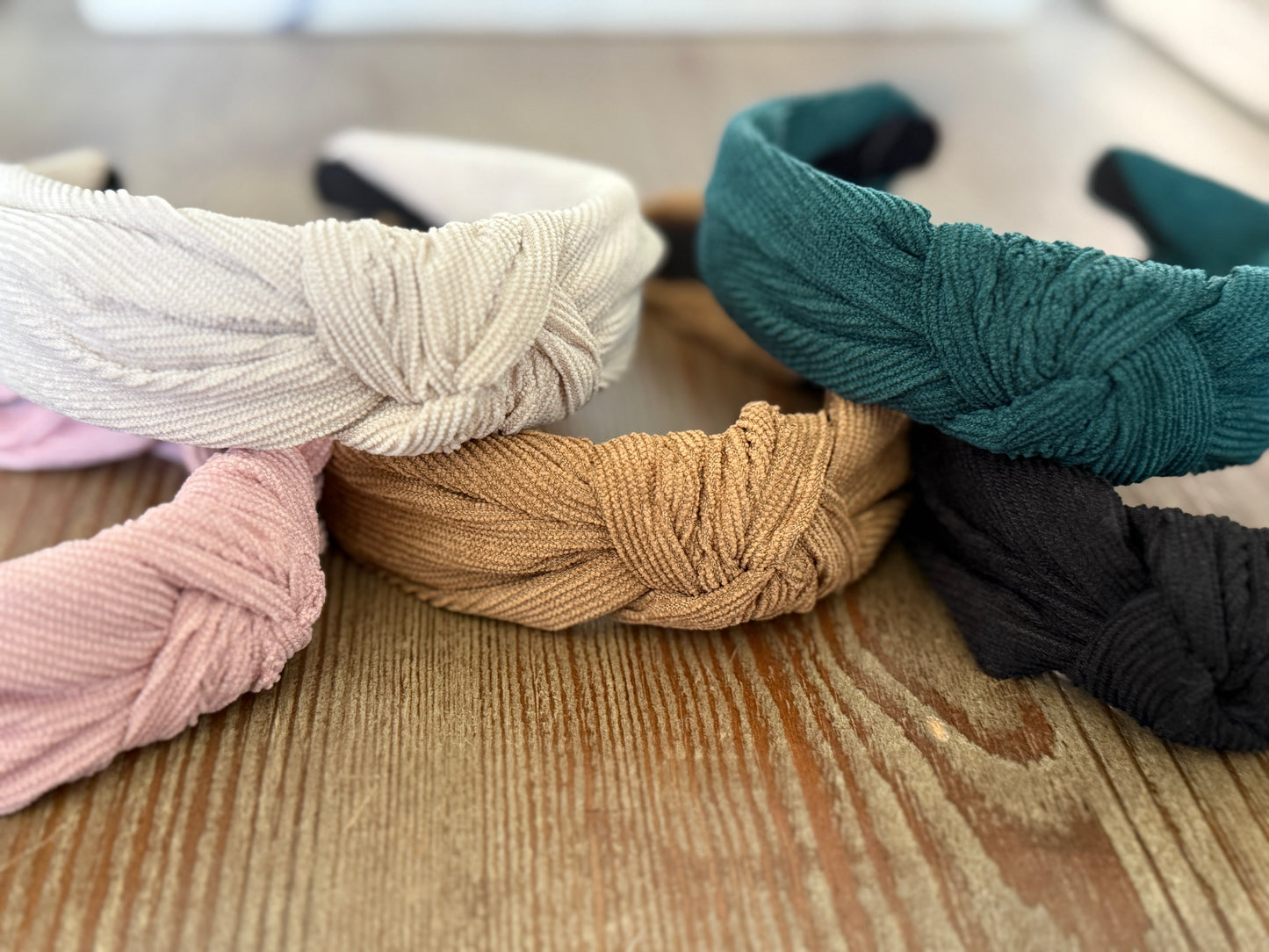 Knotted Corduroy Headband in 5 Colors