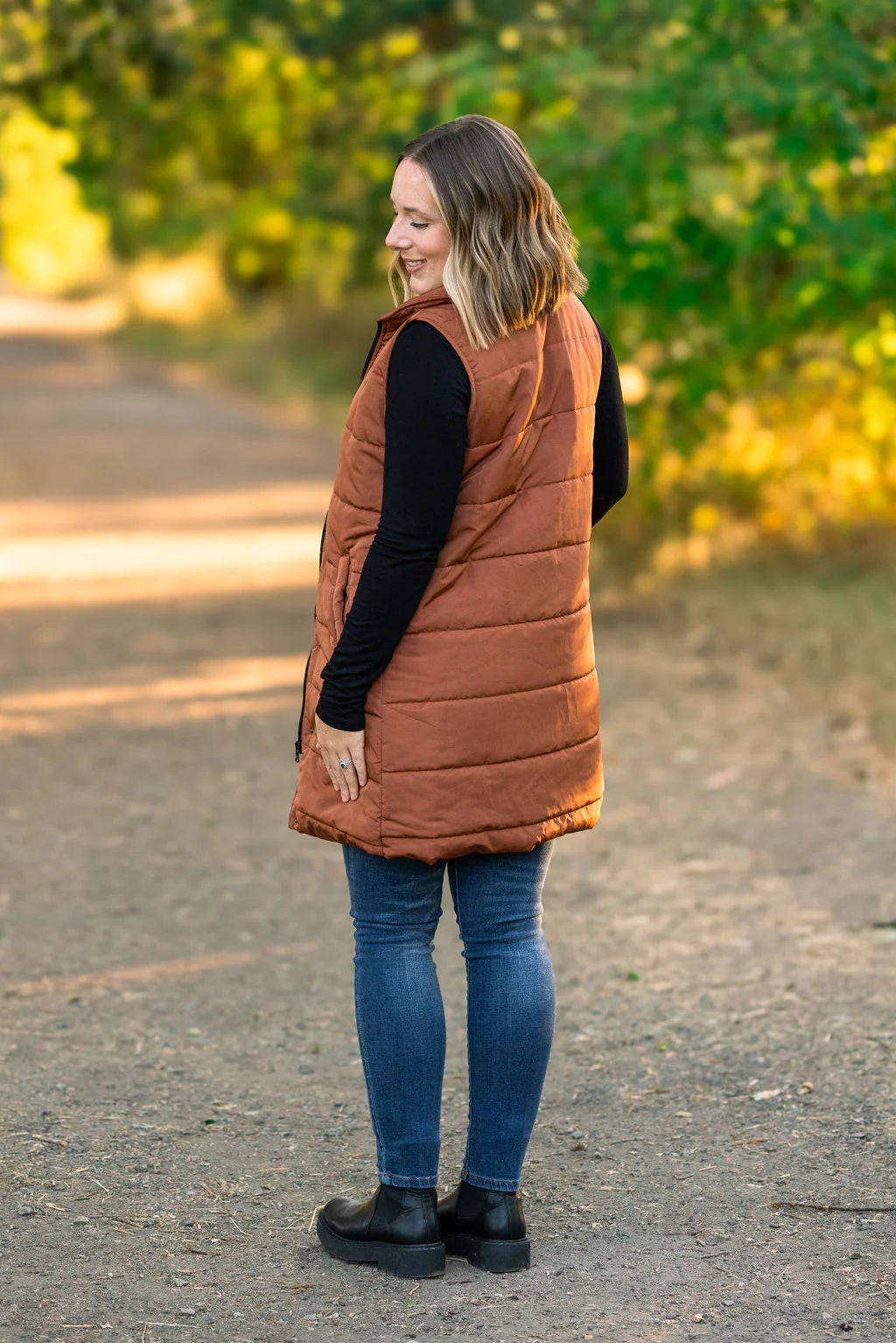 Michelle Mae Harlow Long Vests in Multiple Colors