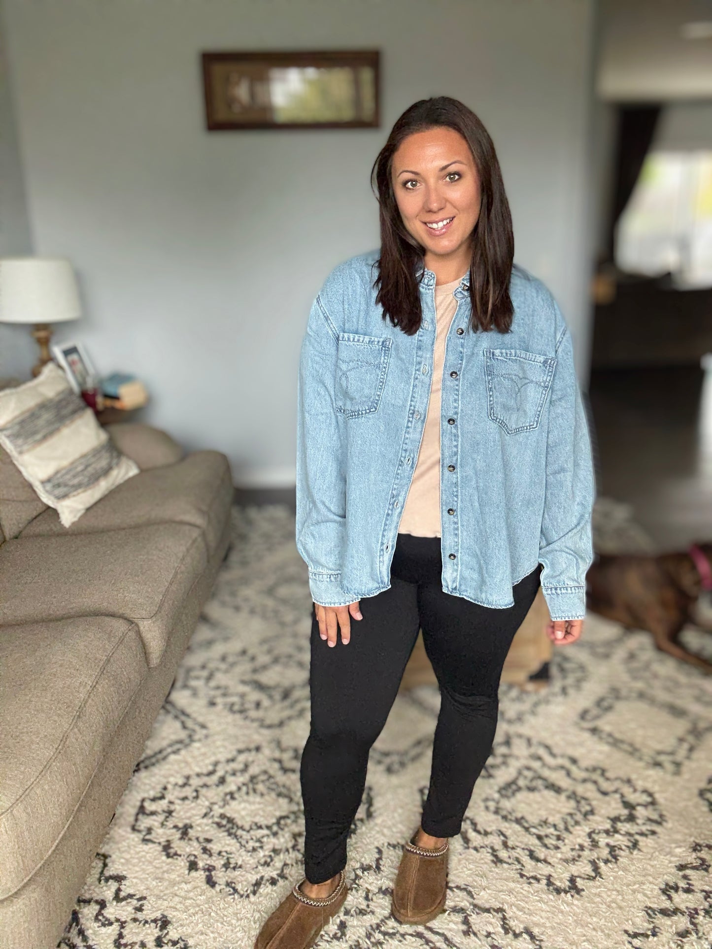 Judy Blue Essential Denim Button Down Shirt