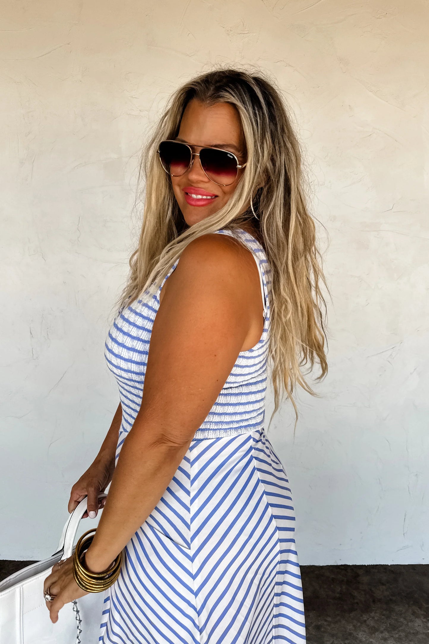 Luciana Stripe Dress