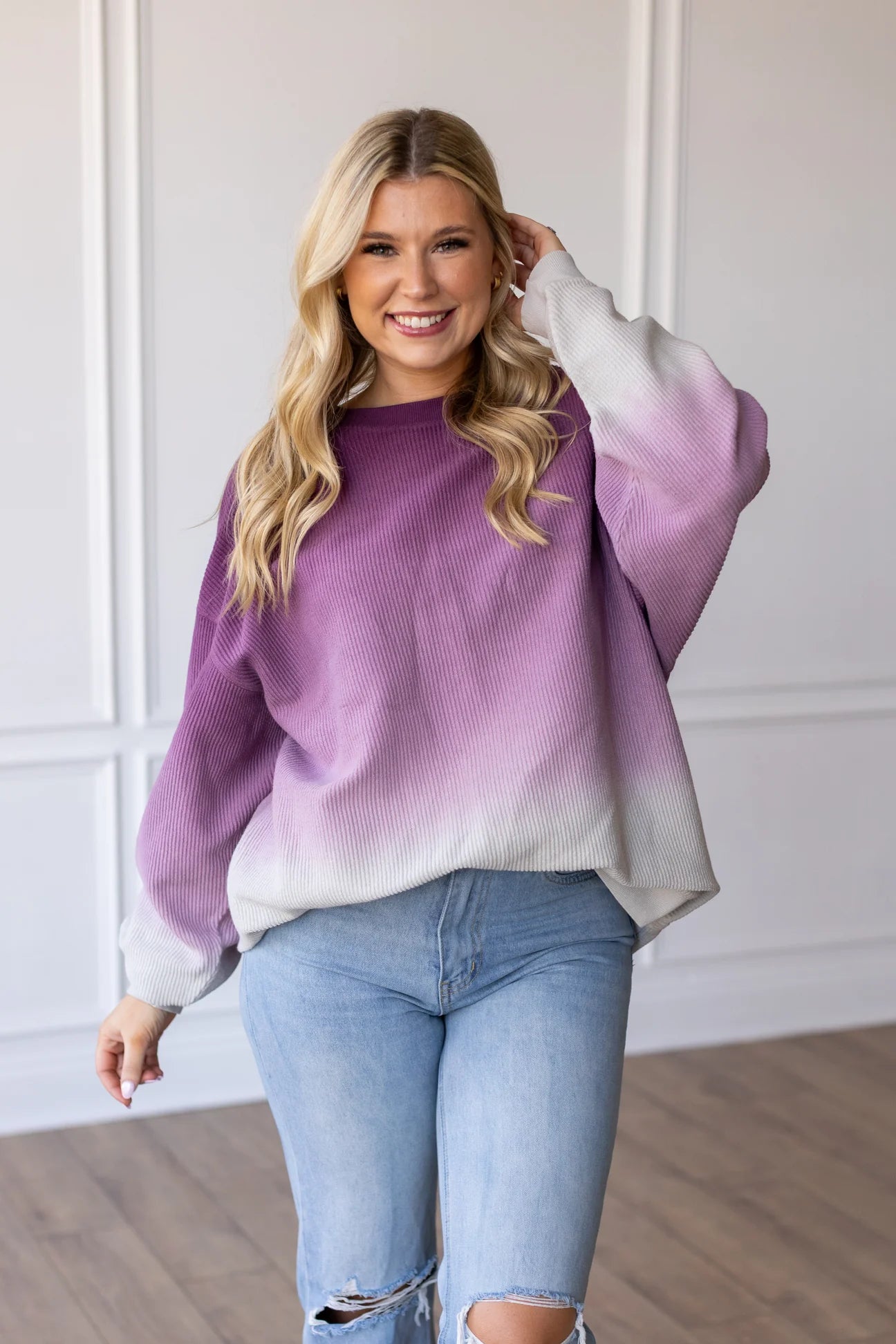 Ombré Dip Dyed Pullovers