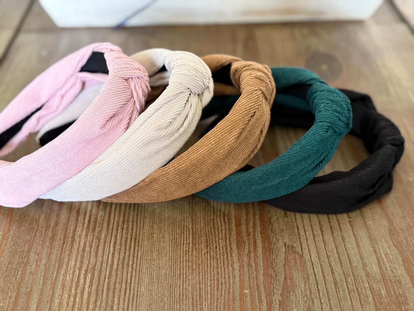 Knotted Corduroy Headband in 5 Colors