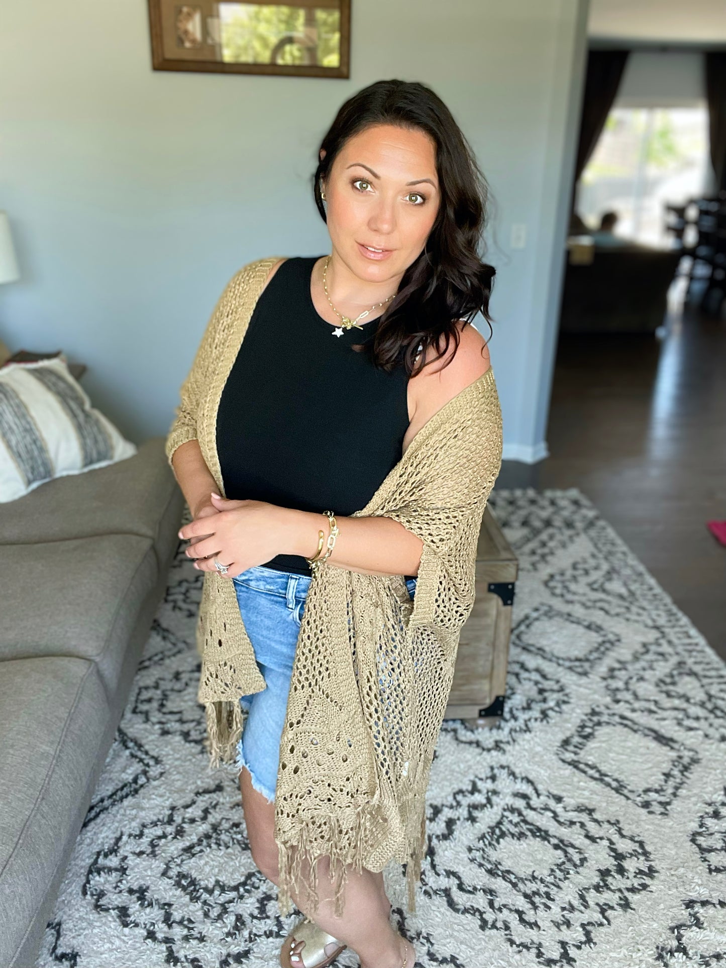 Amanda Crochet Cardigan in Multiple Colors