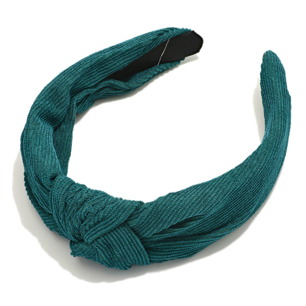 Knotted Corduroy Headband in 5 Colors