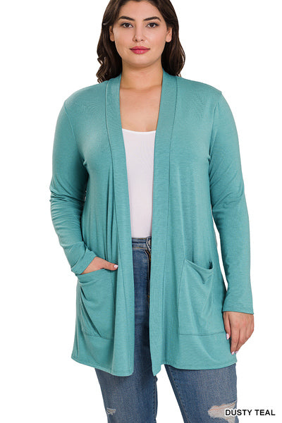 Basic Bae Slouchy Pocket Cardigan in 7 Colors