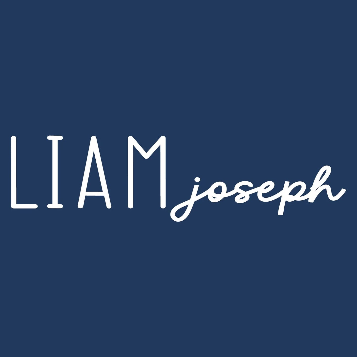 Preorder: Personalized Font Duo Blanket or Swaddle - Style 1