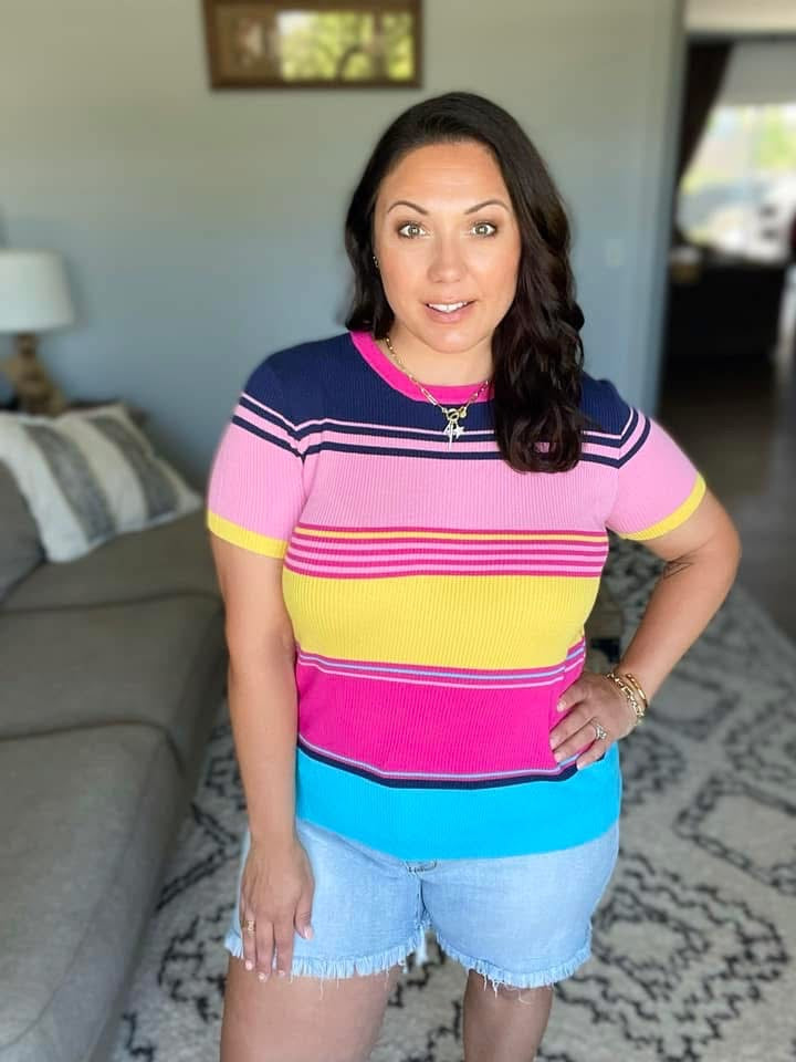 Sounds Great Striped Top