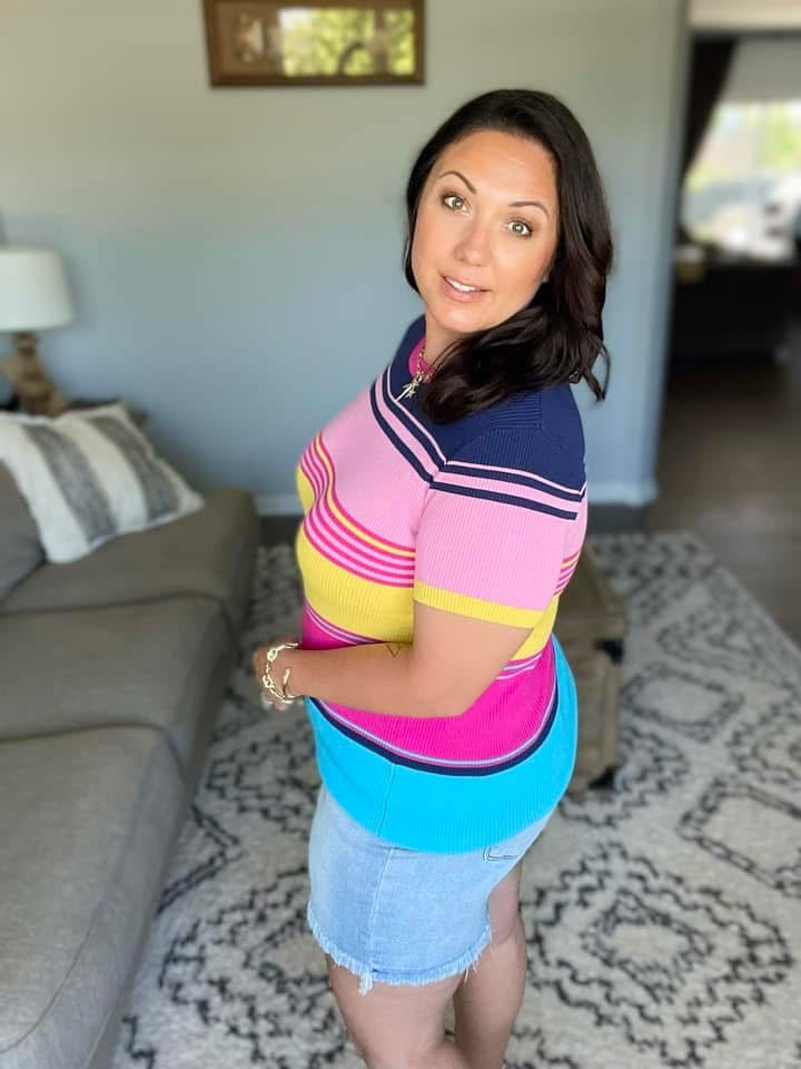 Sounds Great Striped Top