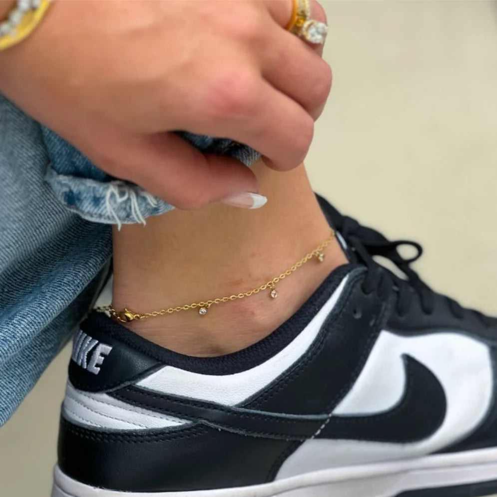 Dainty Bling Anklet