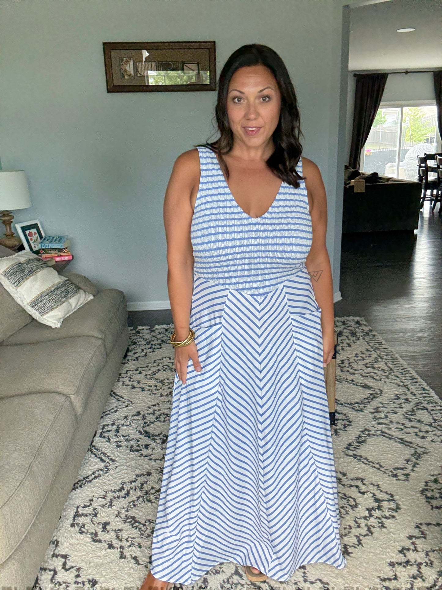 Luciana Stripe Dress
