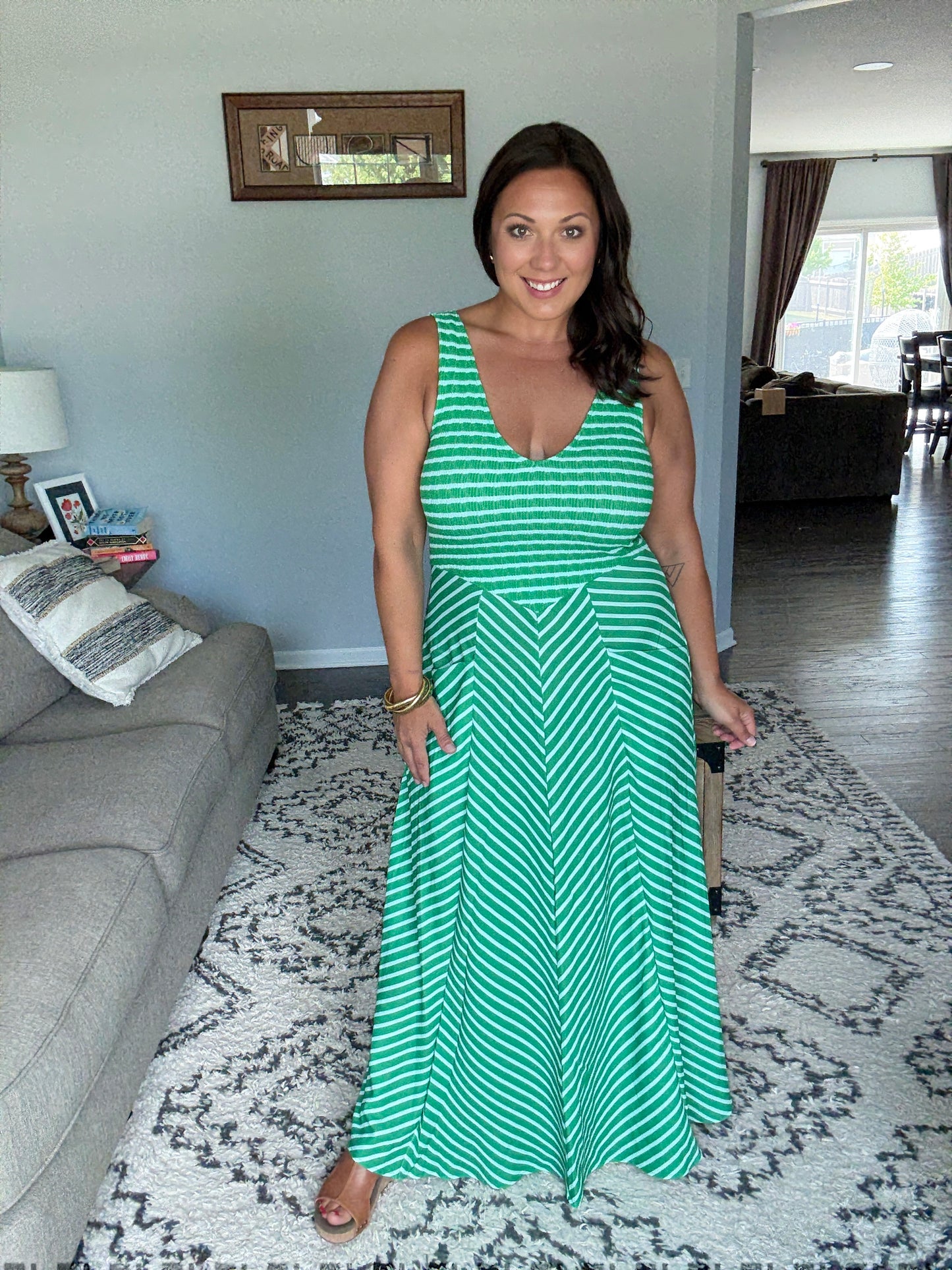 Luciana Stripe Dress