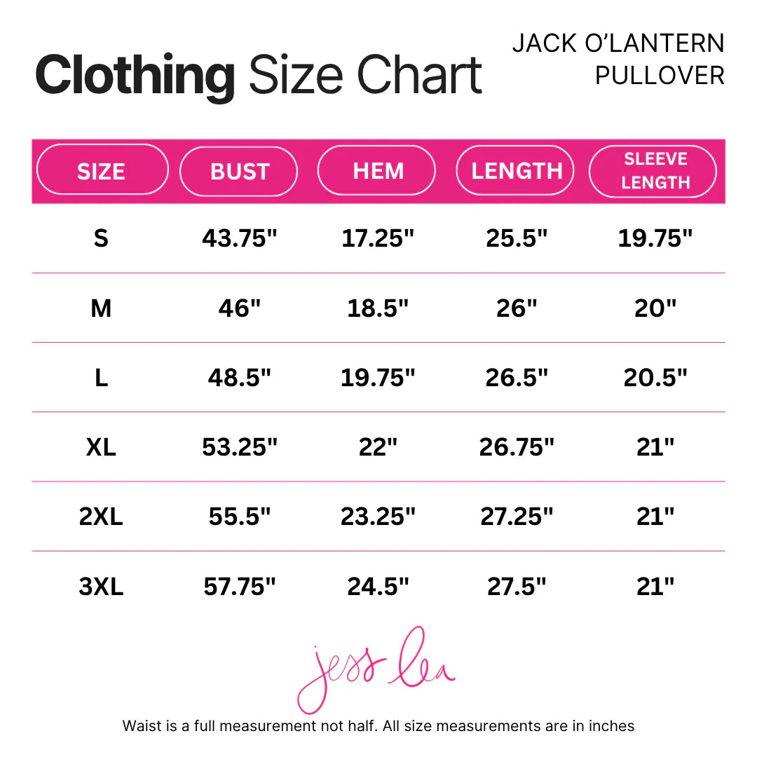 PREORDER: Jess Lea Jack O’Lantern Pullover
