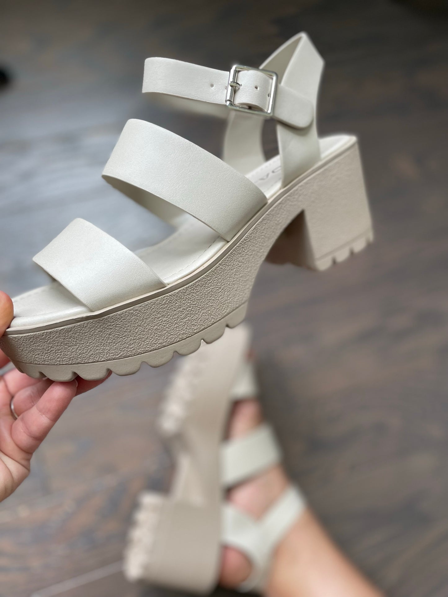 Step by Step Open Toe Platform Sandals