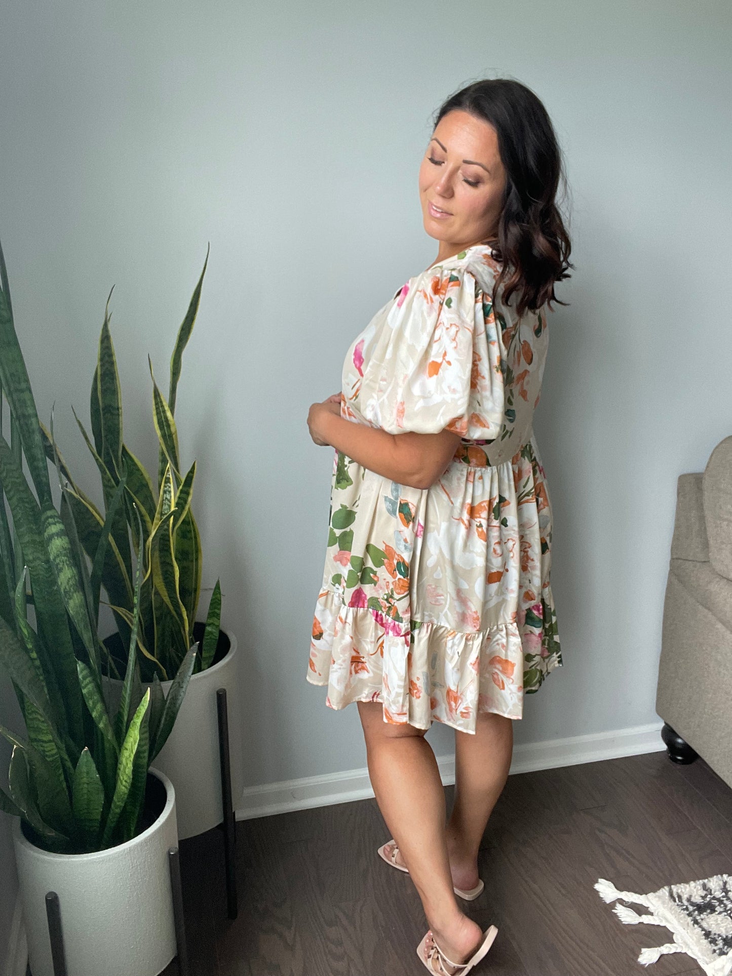 Delightful Surprise Floral Dress