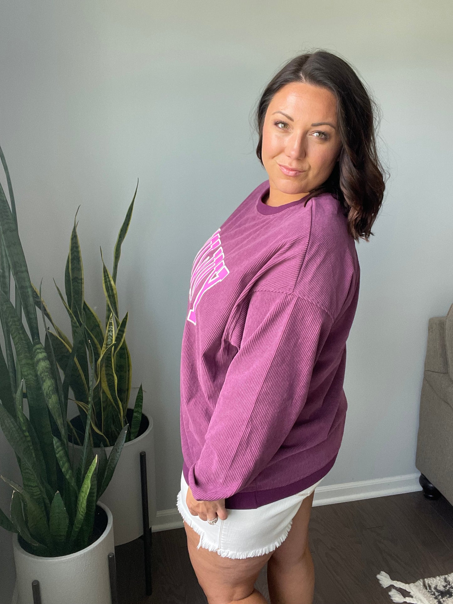 Get 'Em Cowgirl Textured Sweater