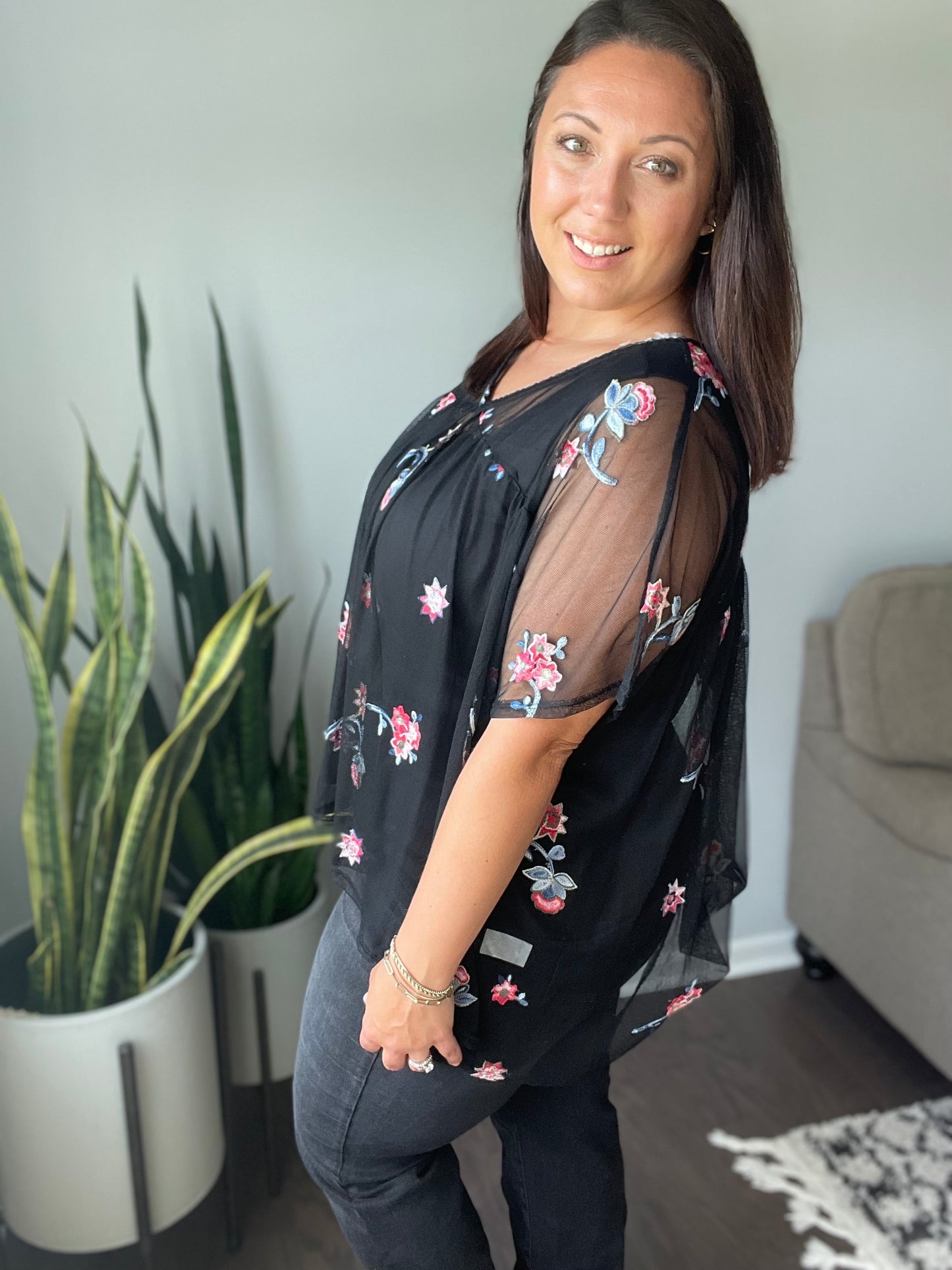 Best We've Got Embroidered Blouse