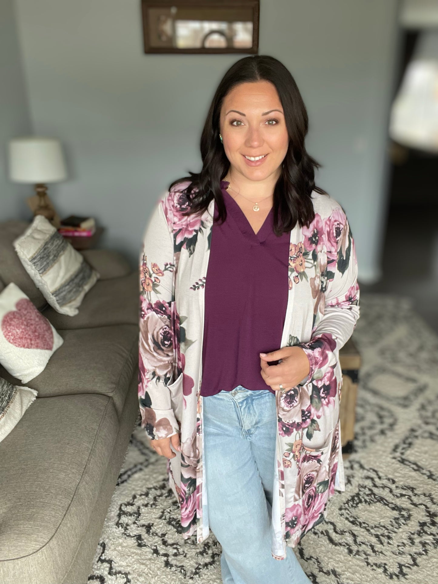 So Outstanding Top in Plum