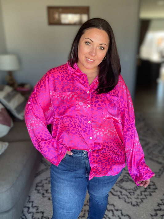 LSAT at Two Button Up Blouse