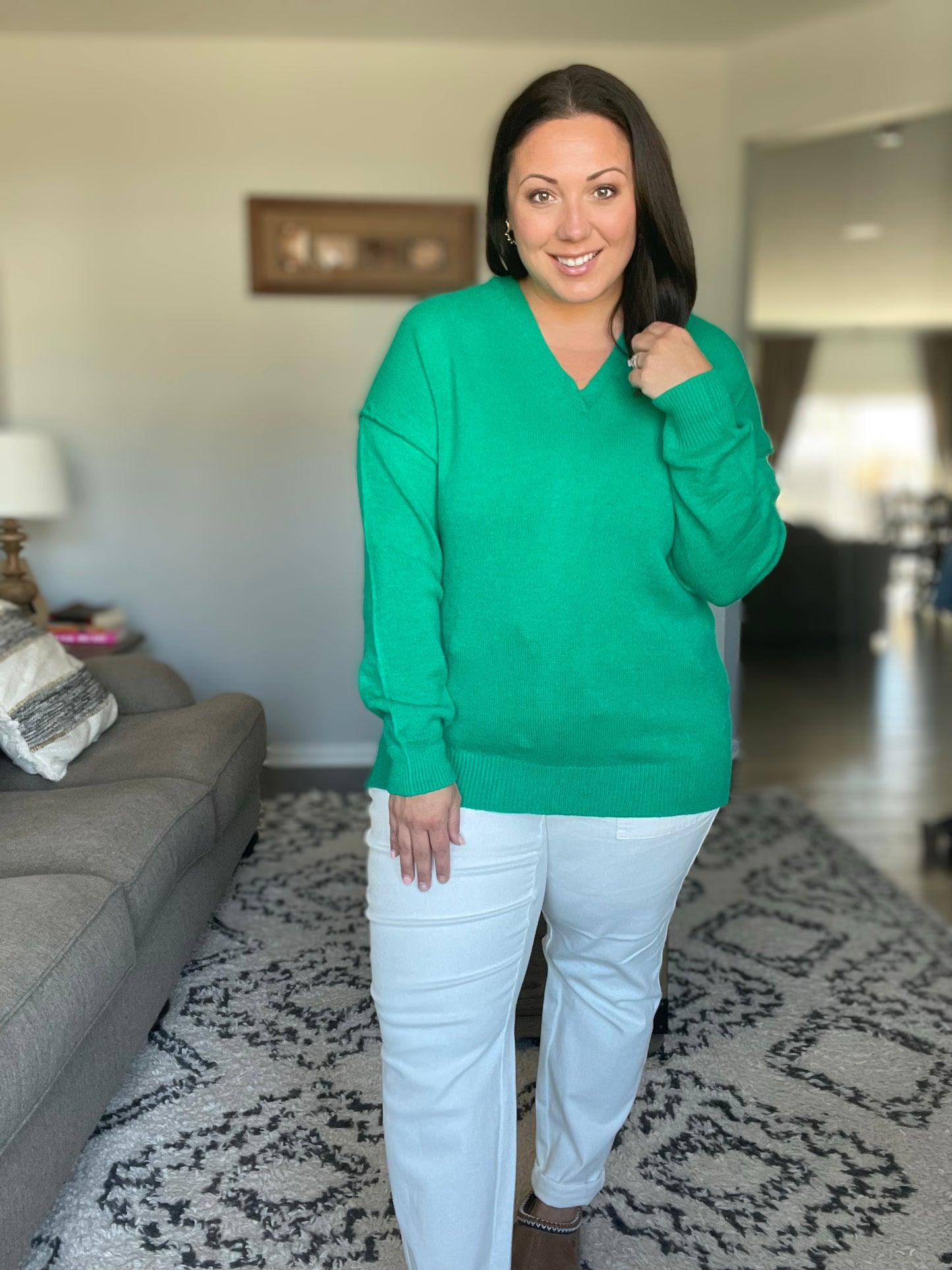 Charlene High Rise Jogger in Ecru