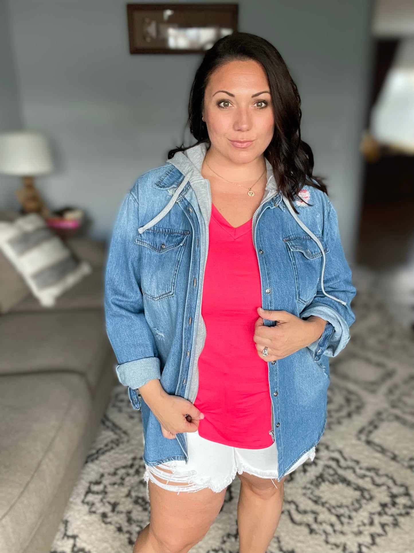 Back to the Basics Top in Watermelon