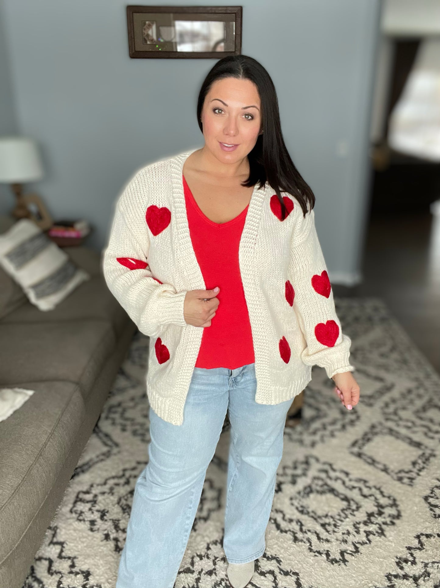 Stay Easy Tank In Cherry