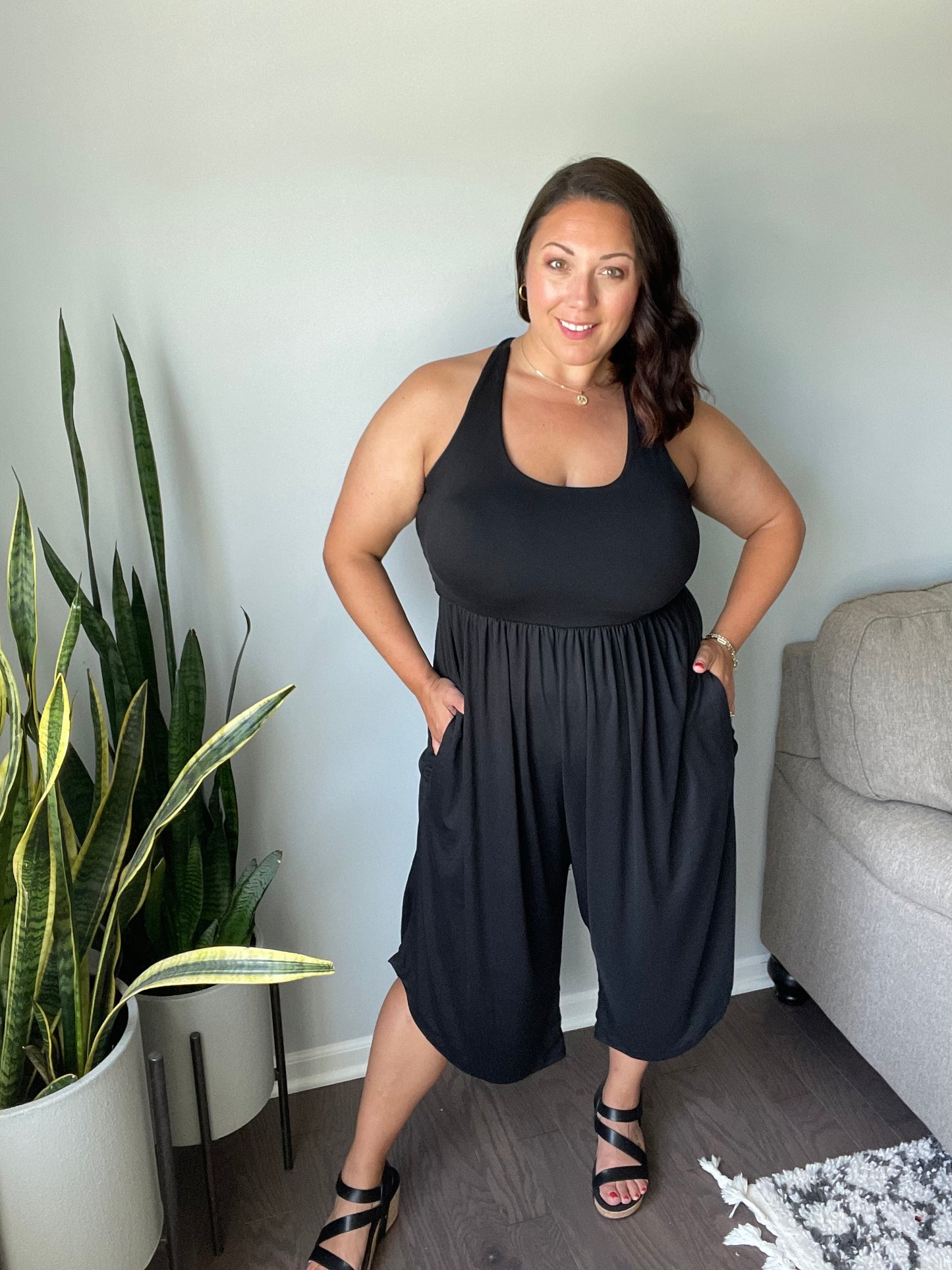 Good Idea Jumpsuit in Red