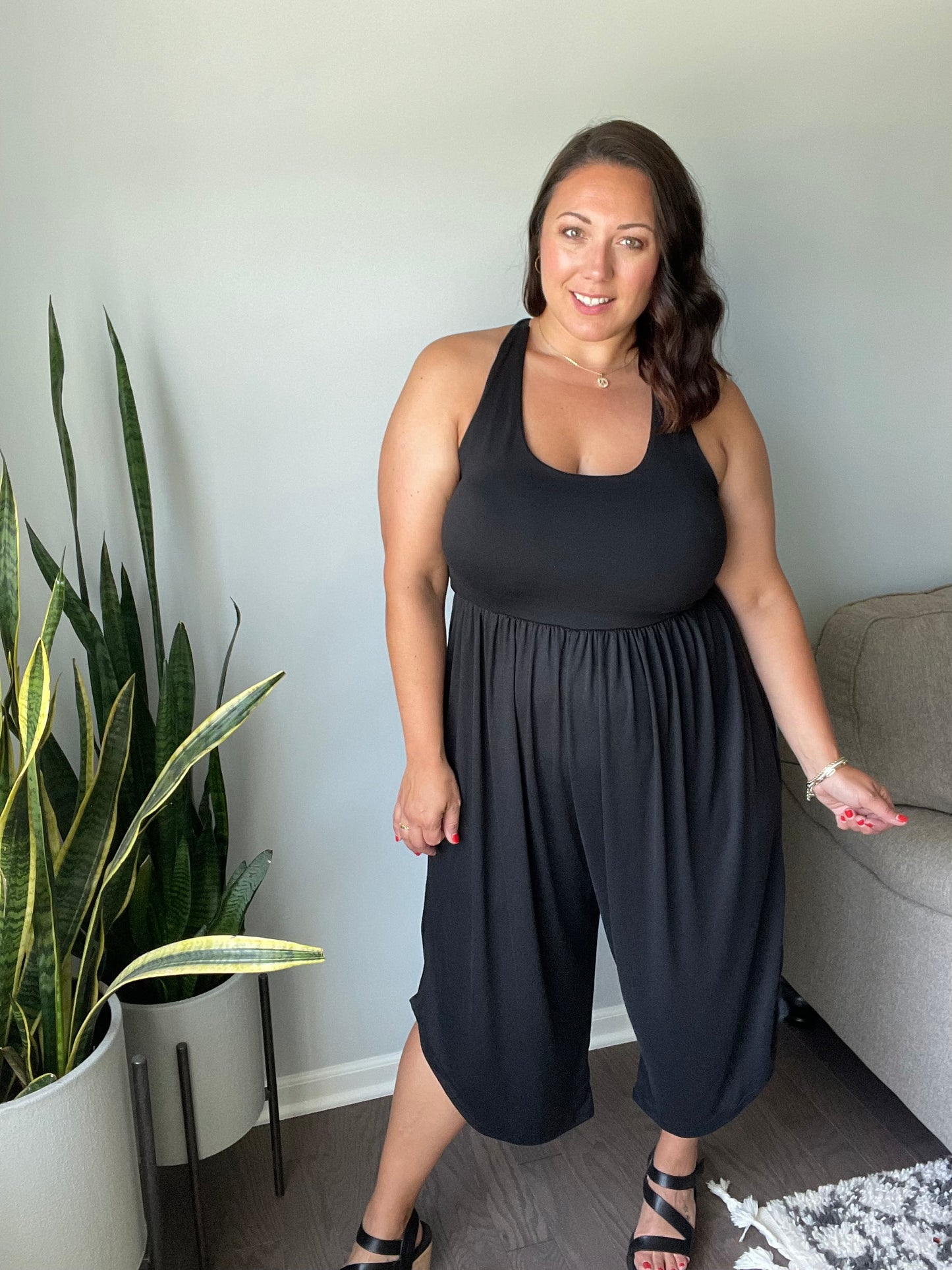Good Idea Jumpsuit in Red