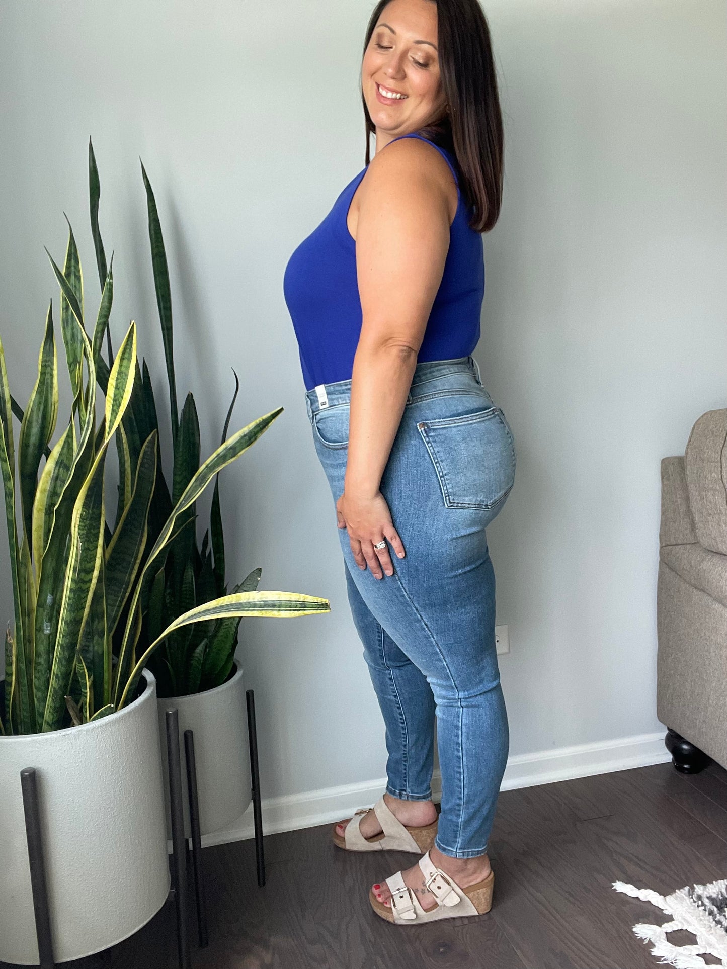 Catherine Mid Rise Vintage Skinny Jeans