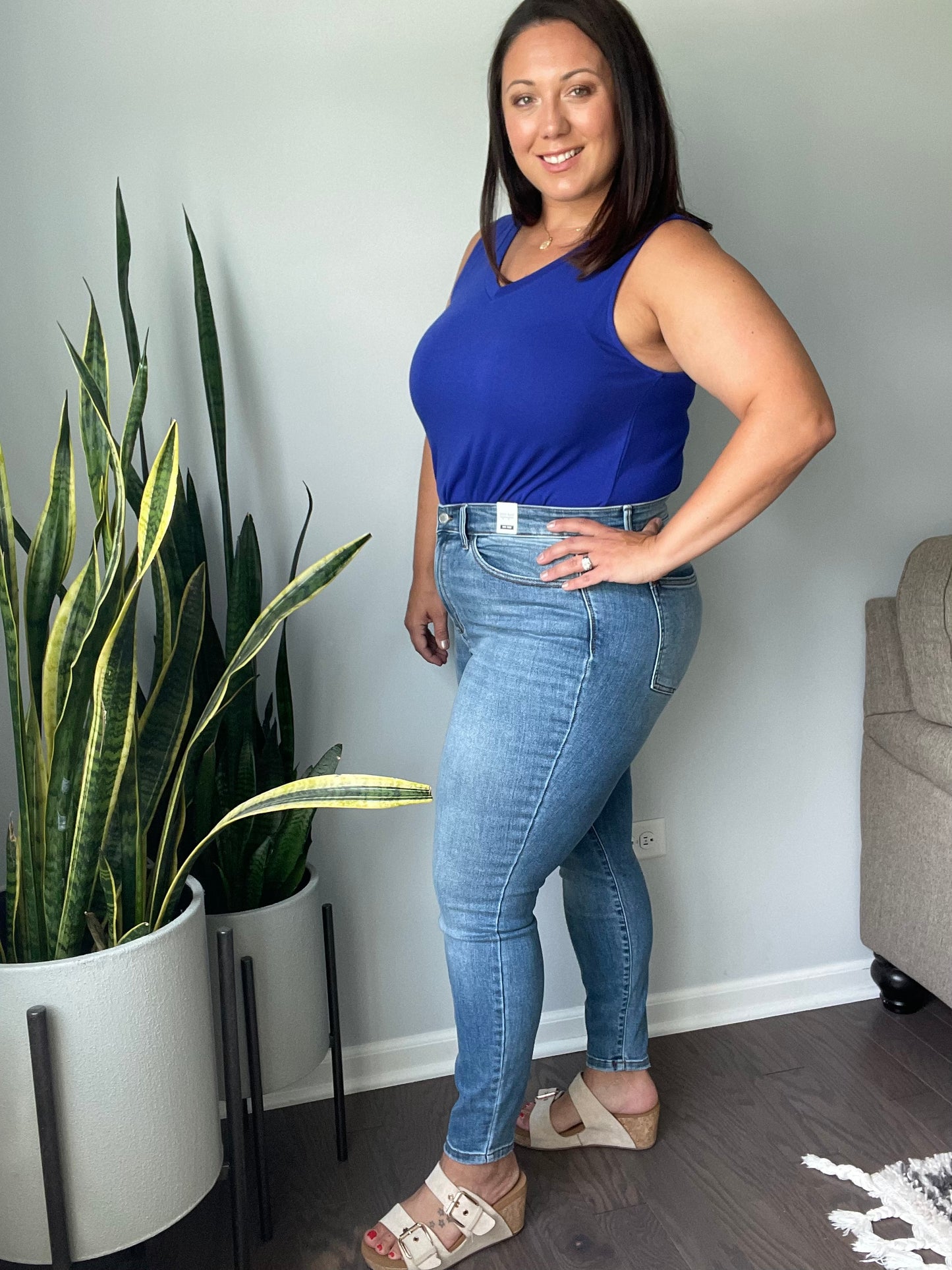 Catherine Mid Rise Vintage Skinny Jeans
