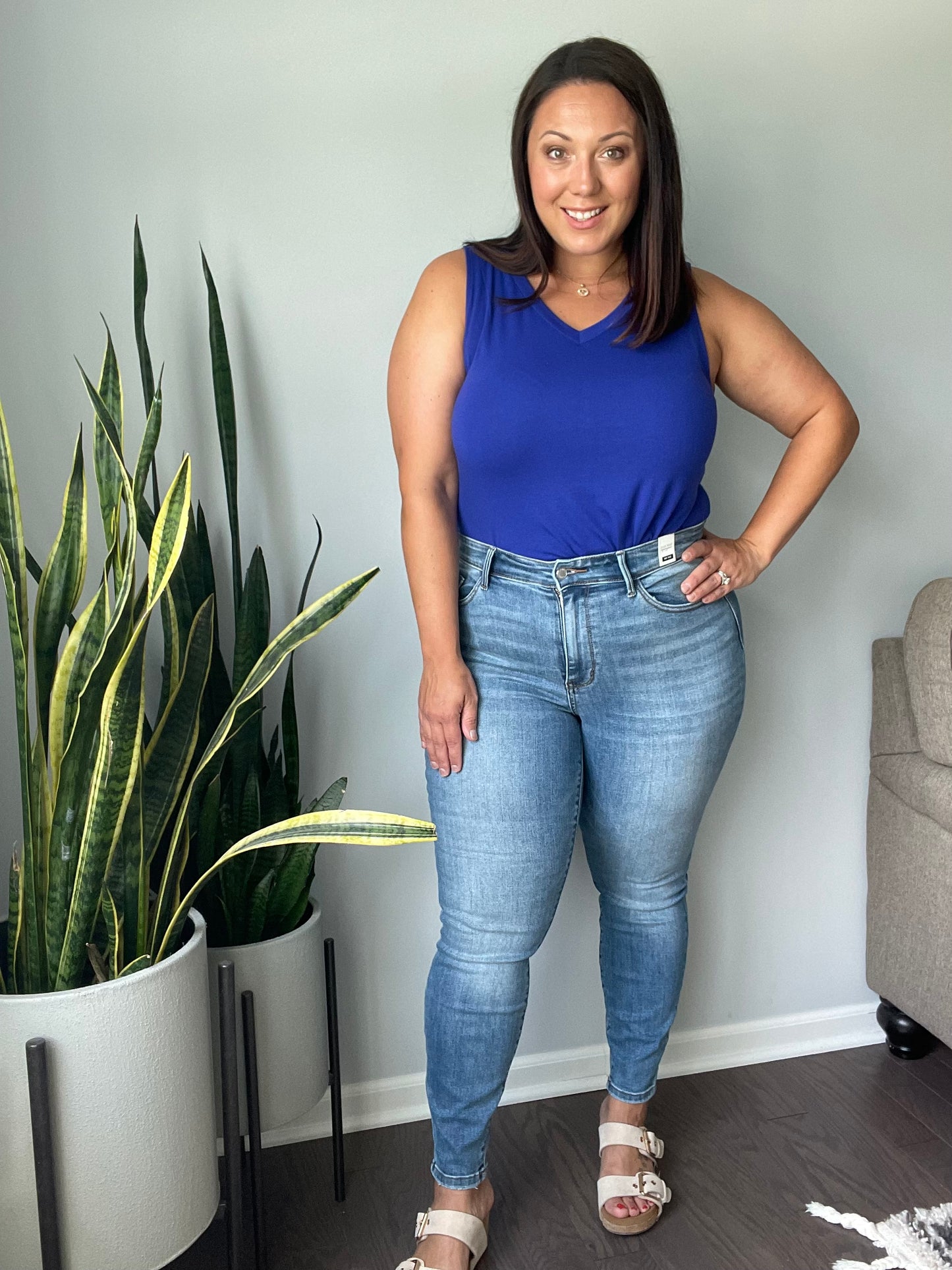 Catherine Mid Rise Vintage Skinny Jeans