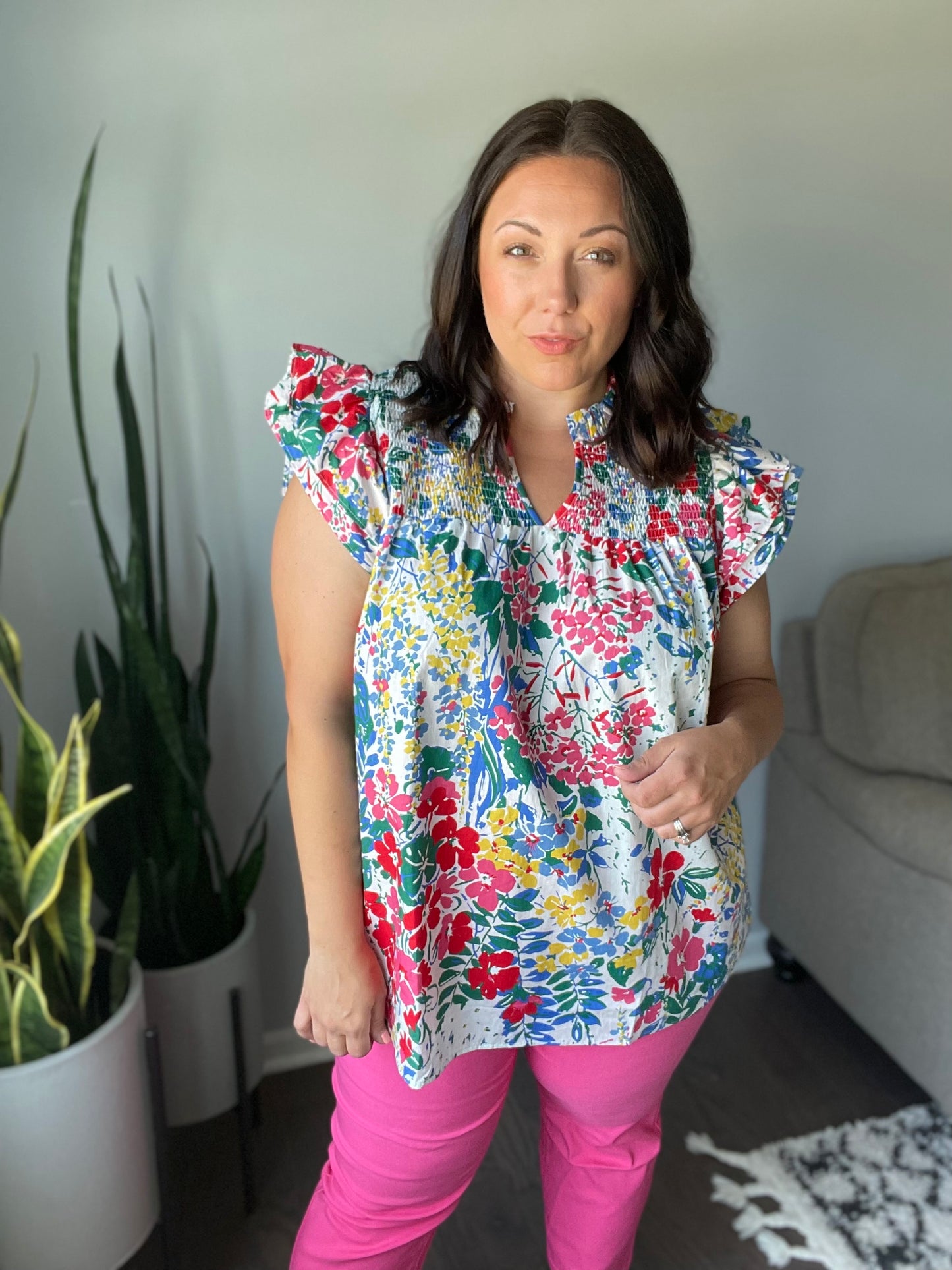 Floral Impressions Blouse