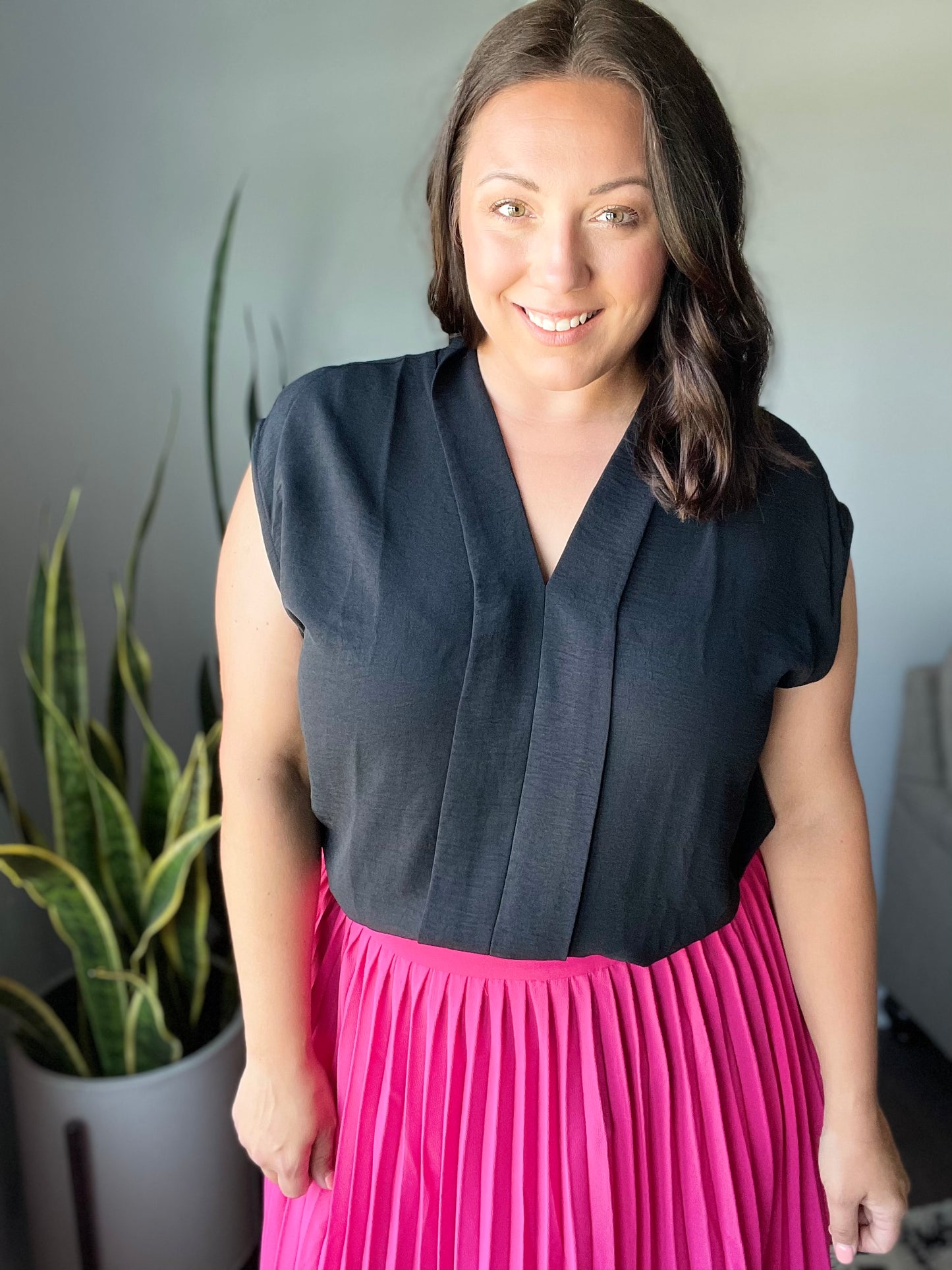 Elevate Everyday Blouse in Black