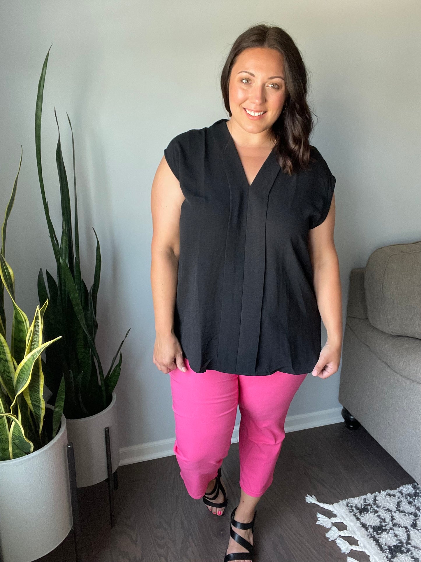 Elevate Everyday Blouse in Black