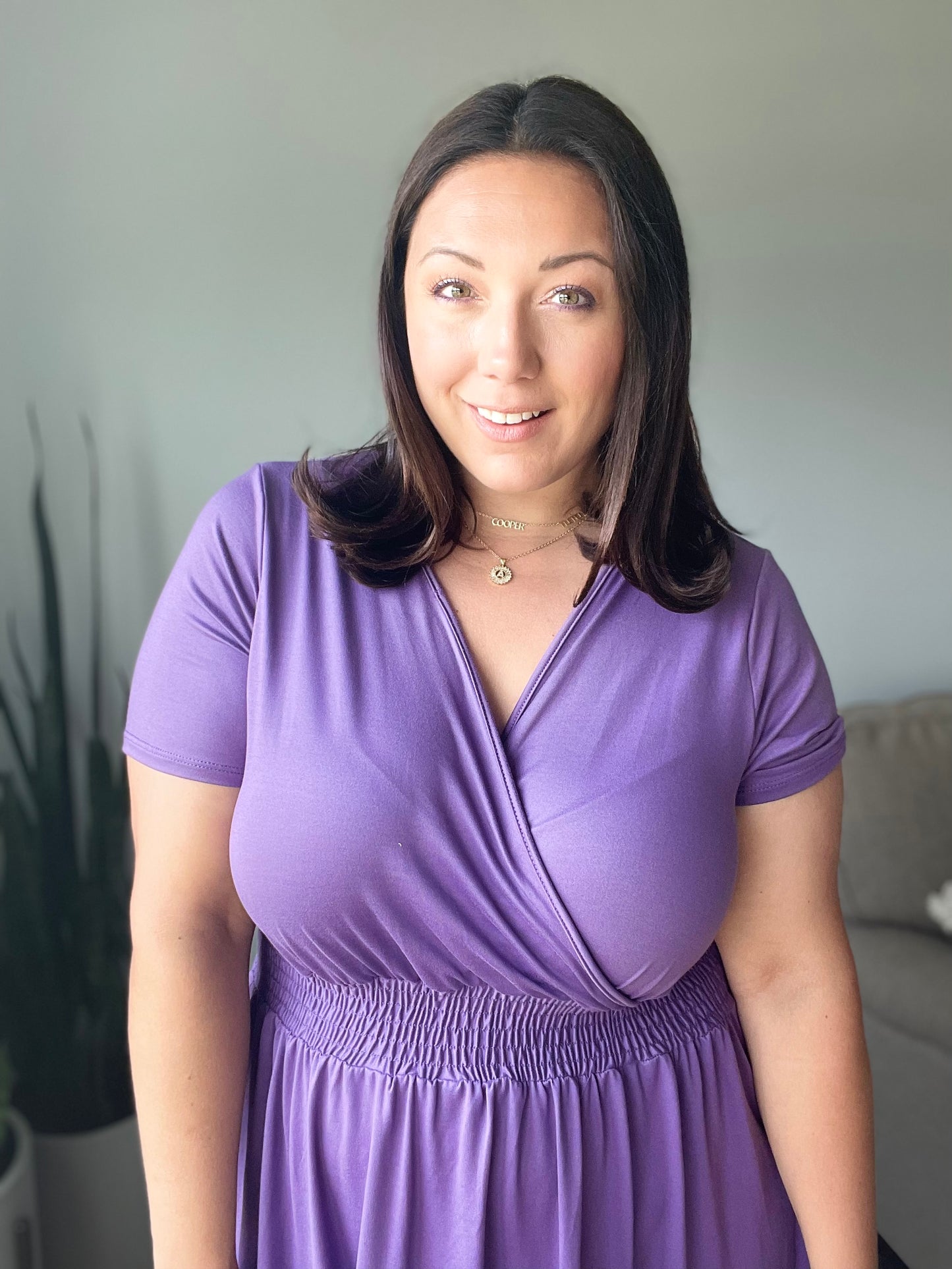 Miss Independent V-Neck Dress