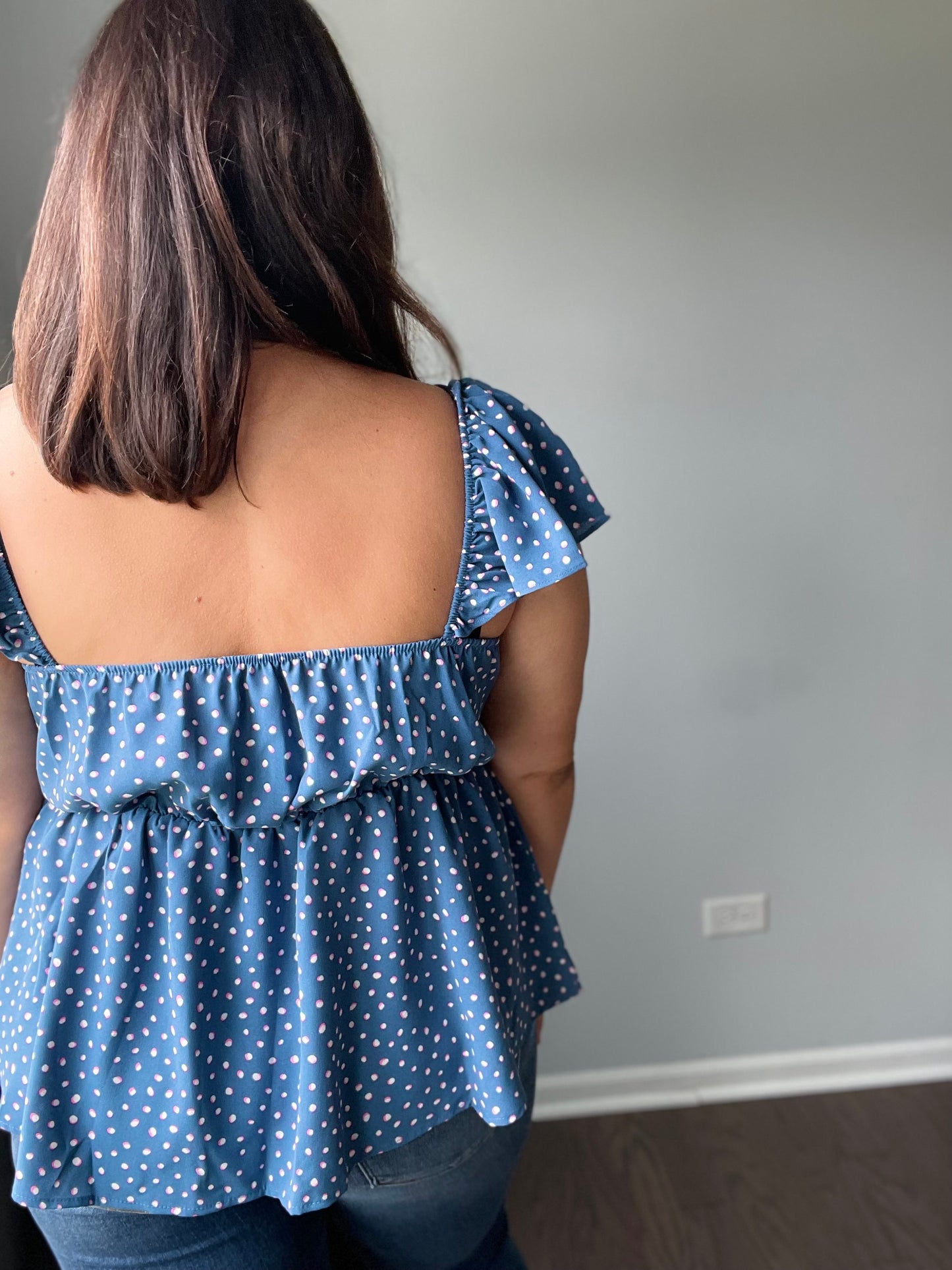 Connect the Dots Peplum Blouse