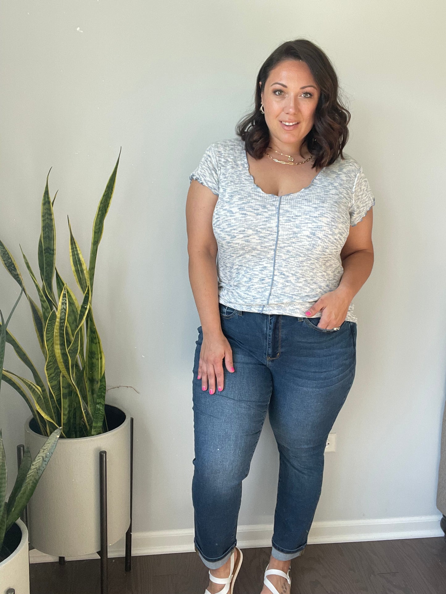 Downtown High Rise Boyfriend Jeans