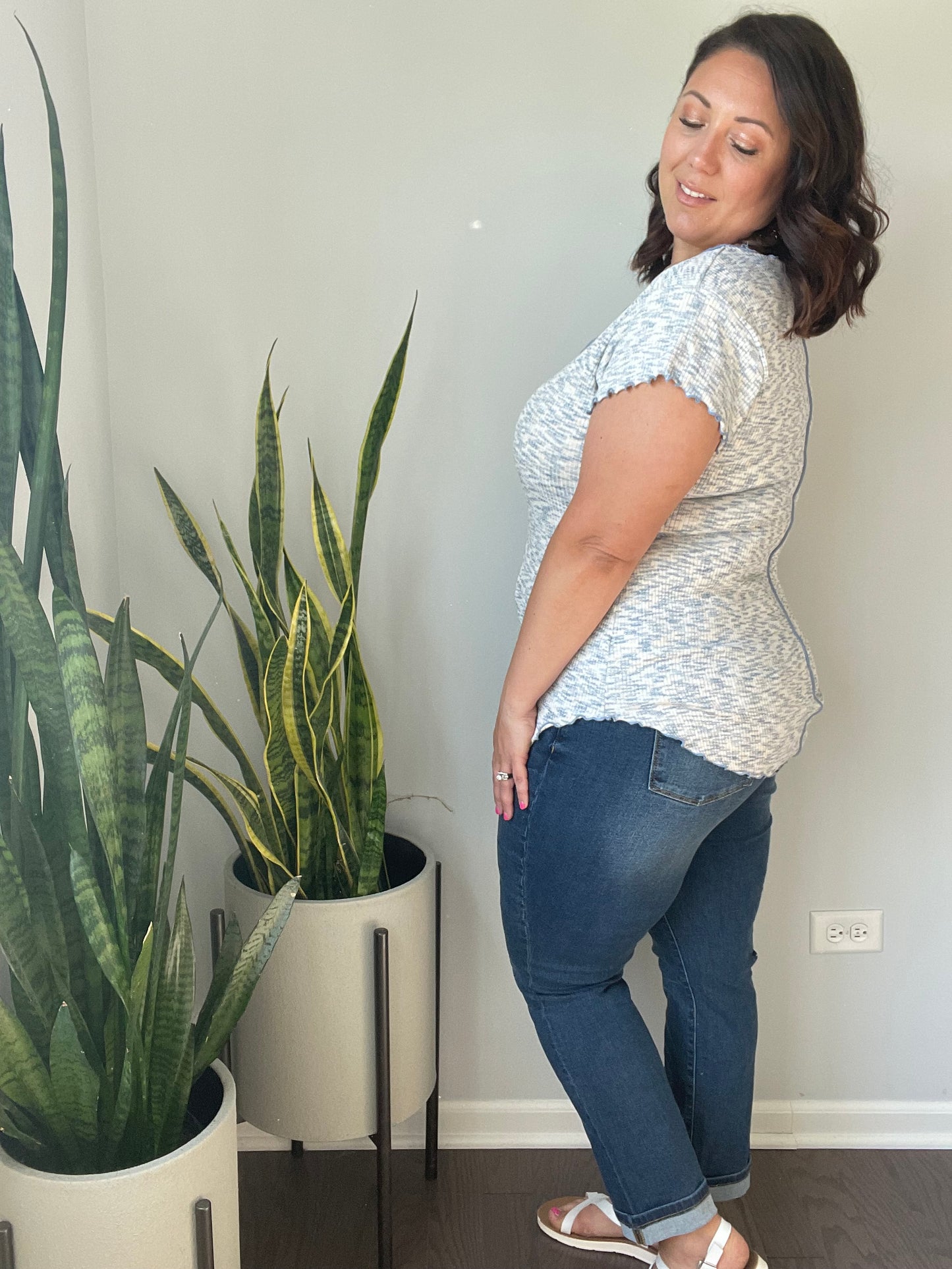 Downtown High Rise Boyfriend Jeans
