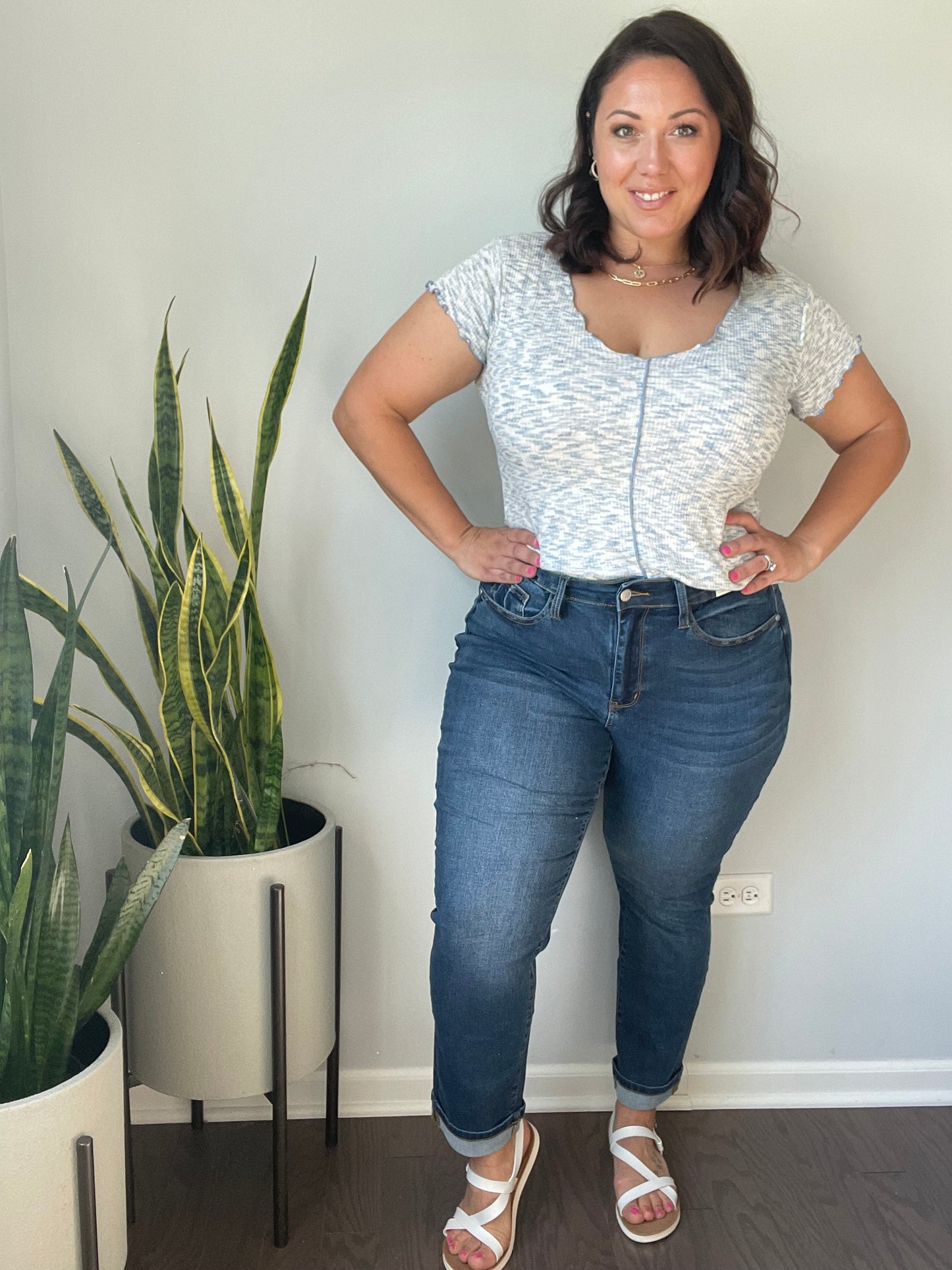 Downtown High Rise Boyfriend Jeans