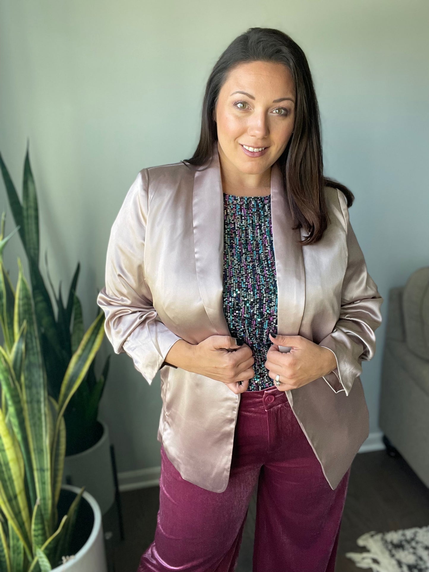 Sugar Plum Fairy Sequin Top