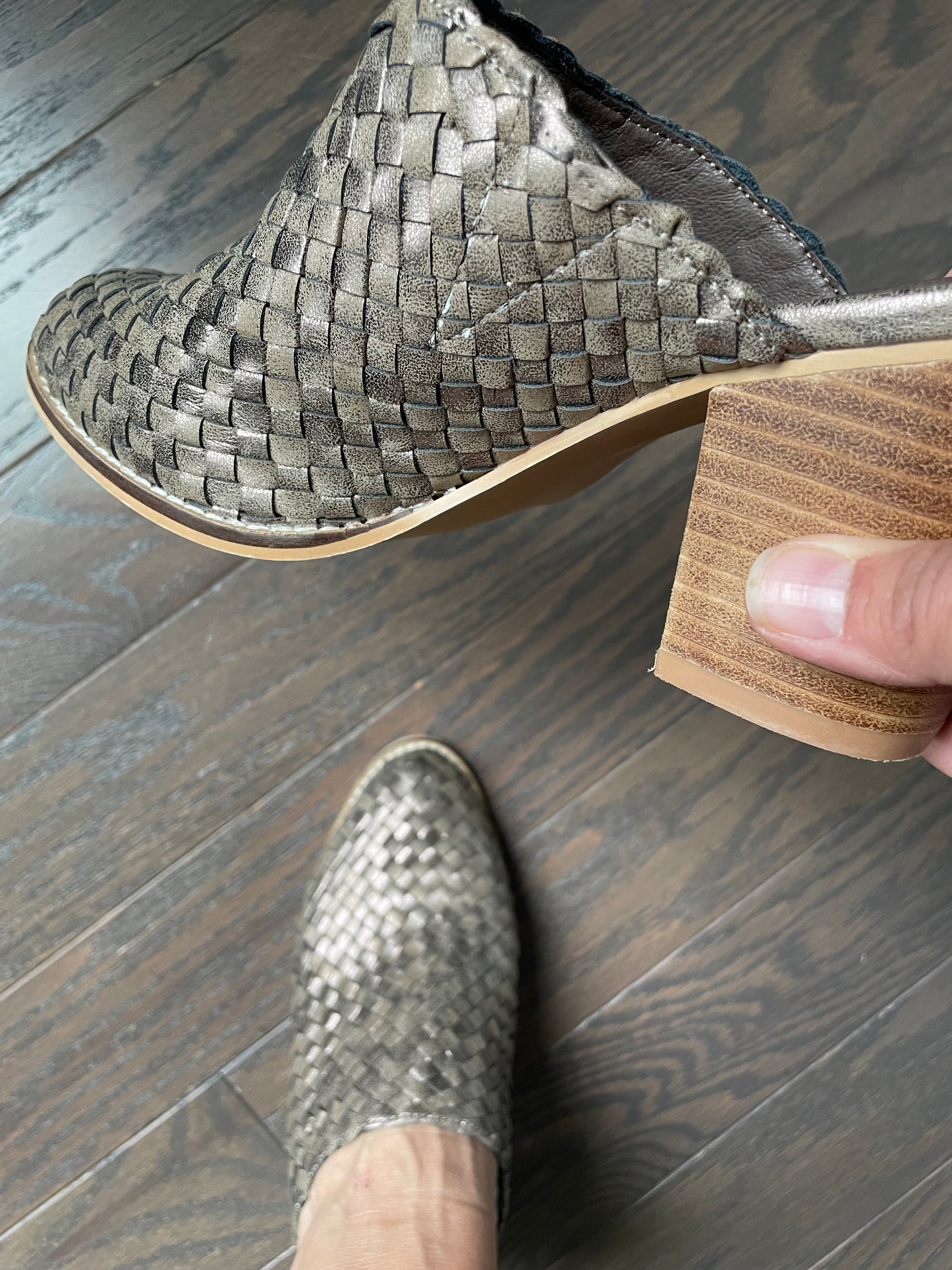Walk With Me Woven Mules