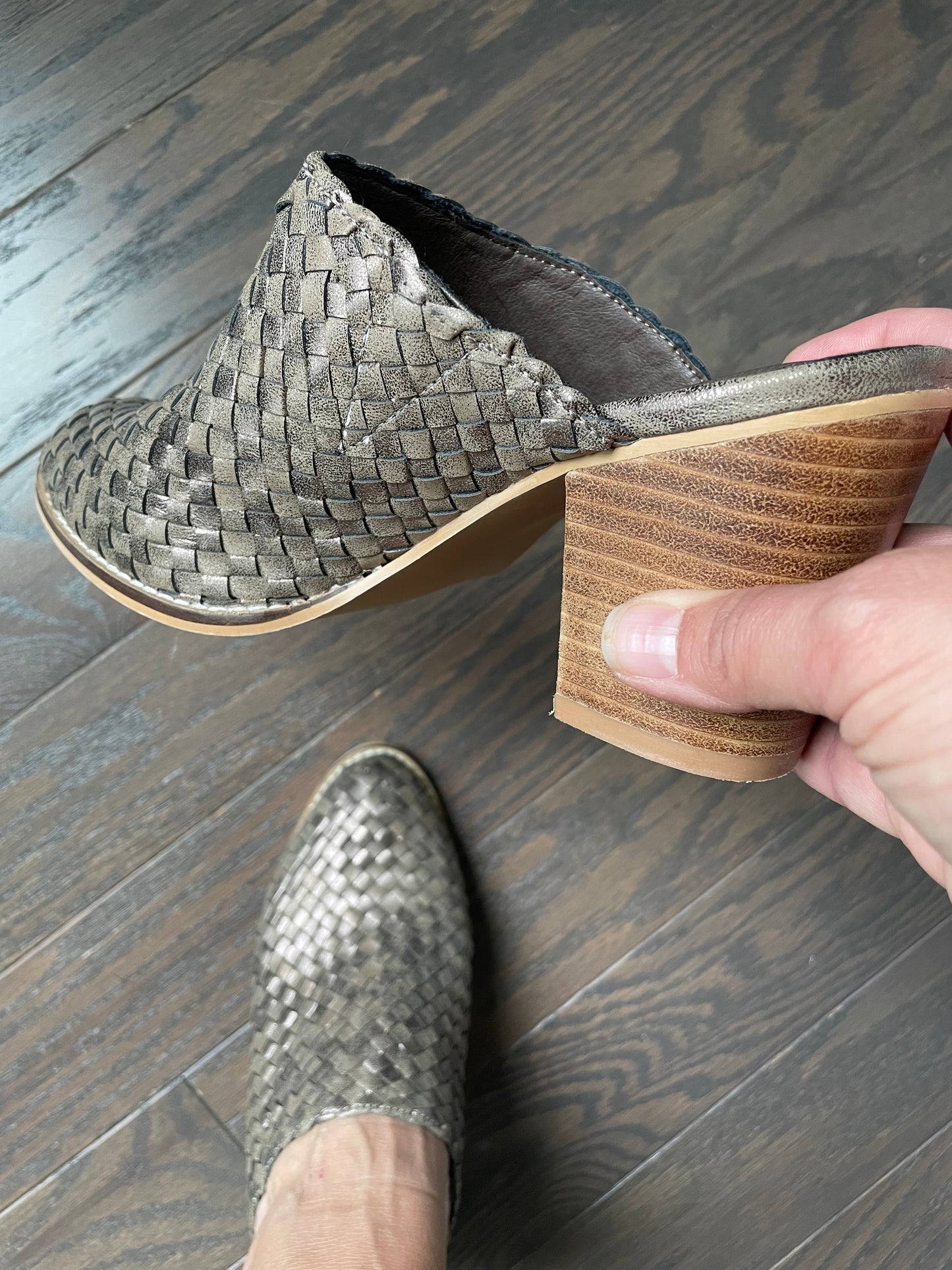 Walk With Me Woven Mules